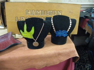 Hamilton Table: necklaces.