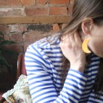 Half Moon Over Dryden Earrings