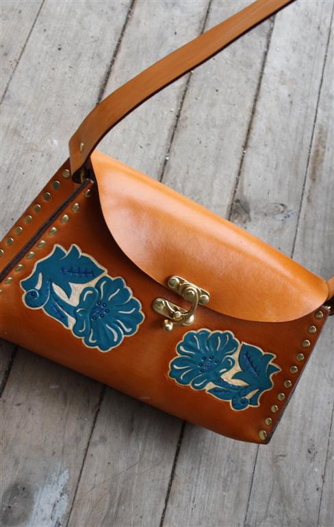 Frosted Flowers Purse Long (Large)